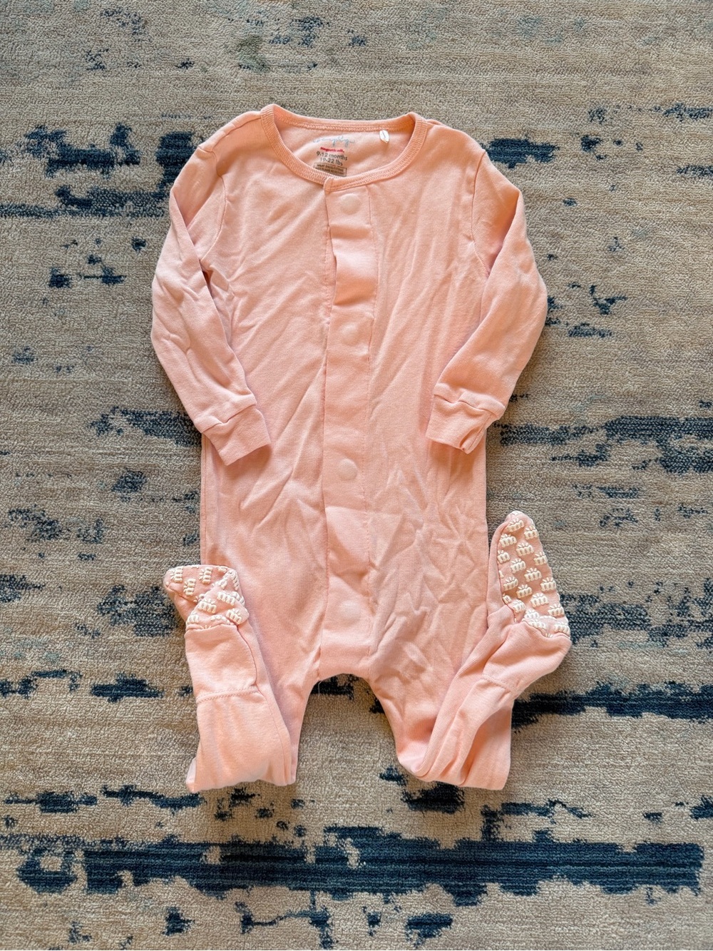 Magnetic Me Baby Girl Footie Organic Cotton 9-12 Months